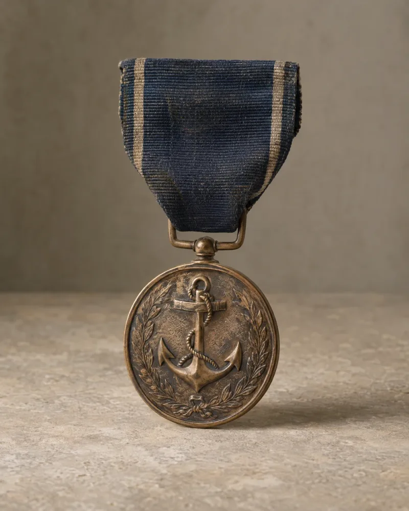 Medaille met ankermotief